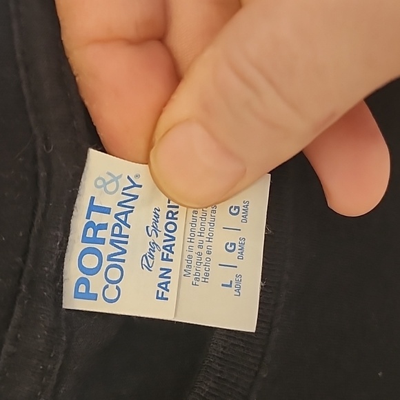 Port & Company Juniors tee "Just a girl who loves Ramen and K pop" size large - Picture 2 of 4